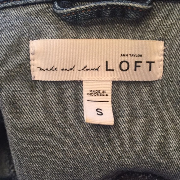 LOFT Jean Jacket Small - Picture 5 of 10